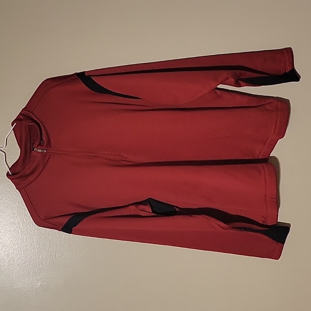 Nike Golf Lightweight Quarter Zip Jacket Burgundy Mens Size Large